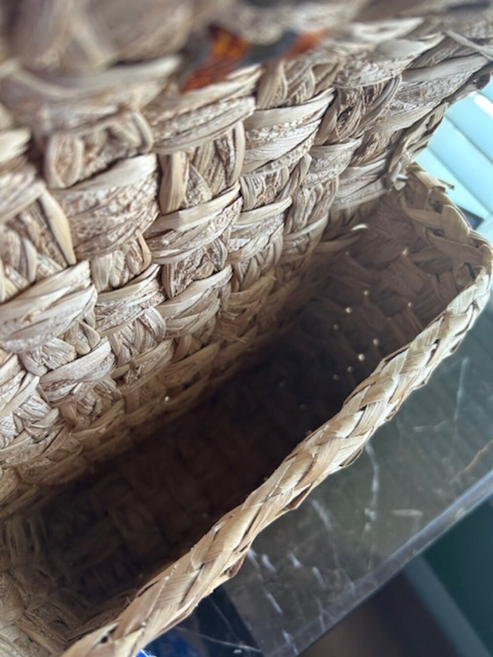 Handmade Braided Straw Backpack w/ Leather Straps – Nicaragua | One of a Kind - Picture 3 of 5